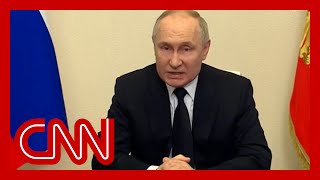 Hear Putin’s response to terror attack at Moscow concert  CNN [upl. by Gnilsia257]