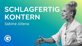 Schlagfertigkeit So wirst du immer souverän auftreten amp elegant kontern  Sabine Altena [upl. by Sugirdor]