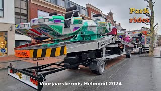 Voorjaarskermis Helmond Opbouw Dinsdag Kermis 2024 [upl. by Irish]