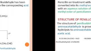 Structure Elucidation of Penicillin [upl. by Wilinski]