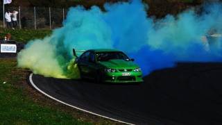 Ford Falcon V8 Skid Demo  RATTLA  D1NZ Grand Final Hampton Downs 2011 [upl. by Malsi]