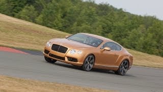 2013 Bentley Continental GT V8 at Monticello Race Track with Elizabeth Kreft by RoadflyTV [upl. by Riesman]