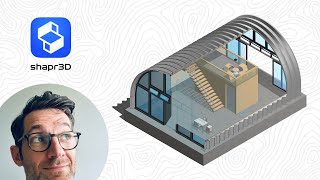 Shapr3D  Quonset Hut Design [upl. by Irolav309]