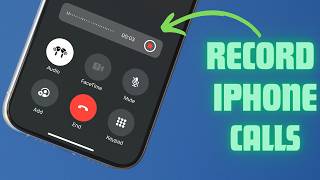 How to Record Calls on iPhone  No Apps Required‼️ [upl. by Ecidnarb]