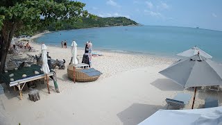 🔴 Bay Beach Resort  Choeng Mon Beach  Koh Samui  Thailand  Live Beach Webcam  2160p 4K [upl. by Brita]