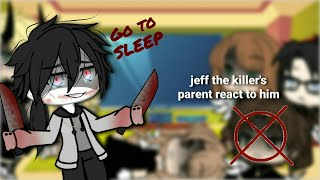 Creepypasta parentreact to their childrens Jeff the killer part 1 [upl. by Nnaael29]