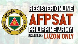 2021 AFPSAT SCHEDULE FOR LUZON APPLICANTS  PHILIPPINE ARMY  HOW TO APPLY FOR AFPSAT AQE SWE [upl. by Netsrek708]