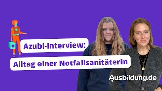 AzubiInterview Alltag einer Notfallsanitäterin [upl. by Mallorie]