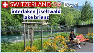 Switzerland Trip  Spring 2022  INTERLAKEN Lake Brienz Cruise amp ISELTWALD [upl. by Urbanna]