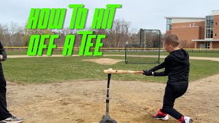 How To Hit Off A Tee For Youth Players [upl. by Peggir]