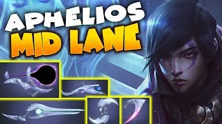 APHELIOS GAMEPLAY ESPAÑOL MID EL DAÑO ES ABSURDO WTF lol eldelabarrapan [upl. by Adam152]