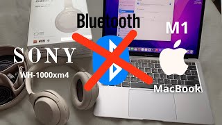 Решение MacBook M1 не видит Sony WH1000xm4 через Bluetooth [upl. by Tija]