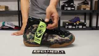 Nike Air Foamposite Pro PRM LE quotCamoquot Unboxing Video at Exclucity [upl. by Oech24]