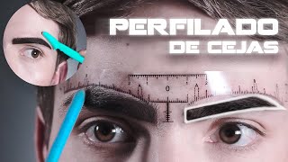 Cómo PERFILAR TUS CEJAS en casa Tutorial paso a paso  Joshe Jr [upl. by Warder972]