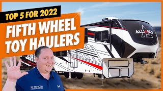 Top 5 BEST 5th Wheel Toy Haulers for 2022 Matts RV Reviews Awards [upl. by Laura]