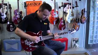 Gretsch G5655TCB Double Jet Guitar Review amp Demo [upl. by Nooj]