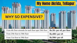 MY HOME AKRIDA PRICING Review  Is It Worth The PRICE Hyderabad Real Estate News 2024 [upl. by Adehsar]