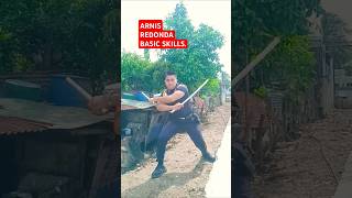 ARNIS REDONDA 2 IN 1 BASIC STRIKE  arnistutorial arnisador ARNISREDONDA arnisredonda [upl. by Yddur425]