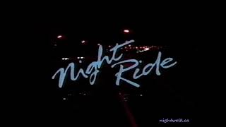 Night Ride 1986 Toronto Slow TV 2 of 10 in series [upl. by Alliber]