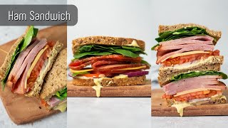 Ham Sandwich  Sunday Dinner Ideas [upl. by Eradis128]