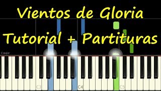 VIENTOS DE GLORIA  Piano New Wine Tutorial Cover Facil  Partitura PDF Sheet Music Easy Midi [upl. by Parhe946]