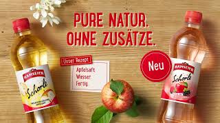 RAMSEIER Apfelschorle Neu auch mit Sommerbeeren [upl. by Nereil]