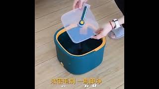 spinmopMicrofiber Clean Spin Mopmopbucket Spin Mop and Bucket Set with Patented Water [upl. by Lleda341]