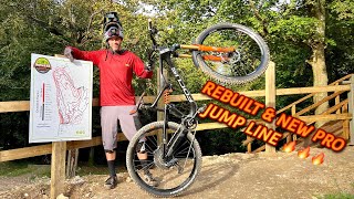 A NEW PRO JUMP LINE AT OKEFORD HILL BIKEPARK [upl. by Santos]