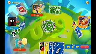 UNO MOBILE GAME RECORD 06272024 glitch effects [upl. by Ahsemot]