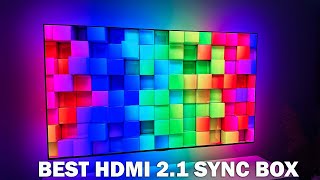 The HDMI 21 Sync Box that DESTROYED Govee and PHILIPS HUE Sync Box  Fancyleds Sync Box Review [upl. by Quinn]