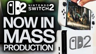 Nintendo Switch 2 Has Entered Mass Manufacturing Early 2025 Release [upl. by Eahsel]