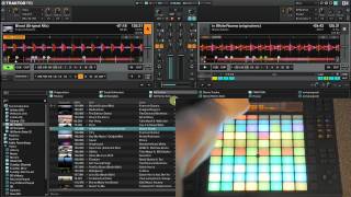 Traktor Mapping for Ableton PUSH [upl. by Las]