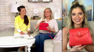 Dooney amp Bourke Saffiano Leather Flap Crossbody on QVC [upl. by Ysac]