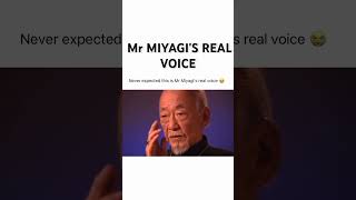 Mr Miyagis Voice In Real Life [upl. by Jelks]