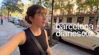 viviendo en barcelona 🎆 empiezan las clases entrevistas y fuegos artificiales [upl. by Leile]