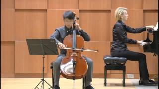 Julius Klengel Concertino No1 in C Major Op 7 I Allegro  Hyunseo Yang [upl. by Nilrem]