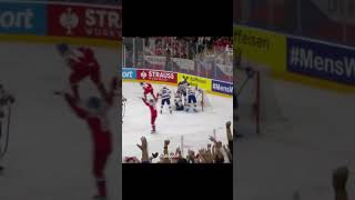 Pavel Zacha scores a goal vs USA  IIHF Mens Worlds Quarterfinals 2024 [upl. by Fesuy]