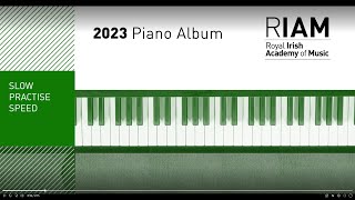 Grade 4 Andante in A Slow Version RIAM Piano Album 2023 [upl. by Nennarb208]