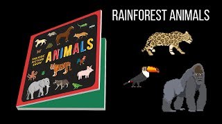 Animals Book Trailer  Farm Animals Pets Rainforest Animals and More  The Kids Picture Show [upl. by Gokey]