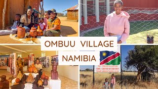 Ombuu Village  Ovaherero village tour  Namibia 2022 [upl. by Gavra]