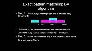 String Algorithms  Borders KMP [upl. by Gyatt860]