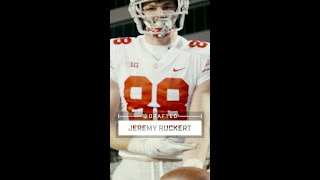 2022 NFL Draft  Jeremy Ruckert  Round 3  New York Jets [upl. by Itoc899]