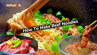 How To Make Beef Noodles braisedbeef chinesefood beefnoodles [upl. by Amiaj757]