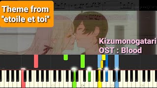 【Kizumonogatari OST】 Blood Theme from etoile et toi [upl. by Nitsraek683]