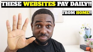 5 WEBSITES THAT PAY YOU MONEY DAILY Make Money Online in Nigeria 2024 [upl. by Oiram]