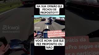 Deu ruim quase caiu da moto carro branco fechou caminho [upl. by Krisha]