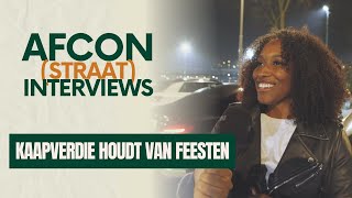 Nederlands getint Kaapverdië naar kwartfinales I AFCON STRAATINTERVIEWS [upl. by Santini]