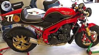 Triumph Speed Triple Burt Munro Edition  tribute to New Zealand’s famous motorcycle racer [upl. by Rutra]