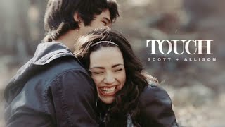 Scott  Allison  TOUCH Teen Wolf The Movie [upl. by Nnylakcaj]