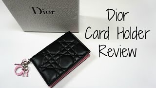 Dior Card Holder Review  MStyle [upl. by Ingalls968]